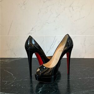 Christian Louboutin lady peep stiletto